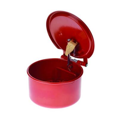Auswaschschüssel Gr. 0, 1,2 L 160 mm Durchmesser, rot lackiert